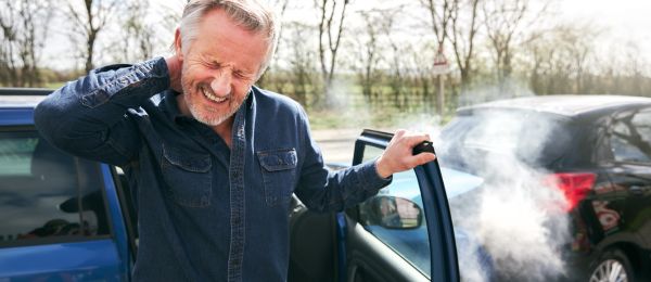 Person in pain after an accident — you've been hurt