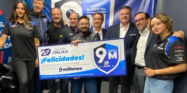 Italika llega a 9 millones de clientes